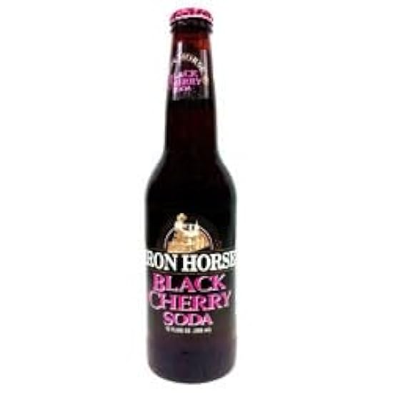 Iron Horse Schwarz Cherry Soda - 12 oz (96 Glass Bottle