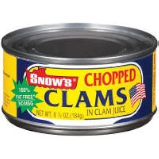 Snow´s Chopped Clams [Case Count: 12 per case] [Case Contains: 72 OZ] 612156710