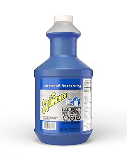 Sqwincher Liquid Concentrate, Mixed Berry, 64 fl oz (Pa
