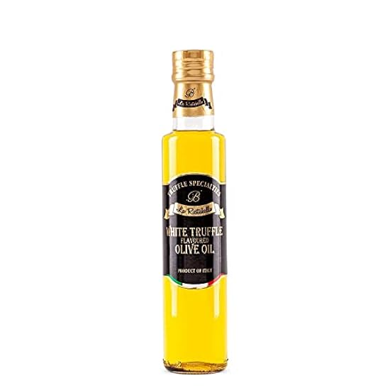 La Rustichella - Weiß Truffle Olive Oil Medium - (250ml, 8.45 fl oz) - Vegan, Gluten Free, Cholesterol Free 406445729