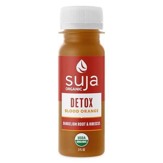 Suja Organic Detox Shot Blood Orange (20 Pack) with Tur