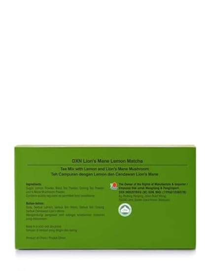 LIMITEDBONUSDEAL DXN Lion´s Mane Lemon Matcha (1 Box) 610390457