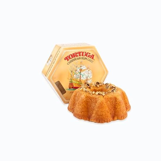 TORTUGA Caribbean Original Rum Cake with Walnuts - 16 oz Rum Cake 3 Pack - The Perfect Premium Gourmet Gift for Stocking Stuffers, Gift Baskets, and Christmas Gifts - Great Cakes for Delivery 517393113
