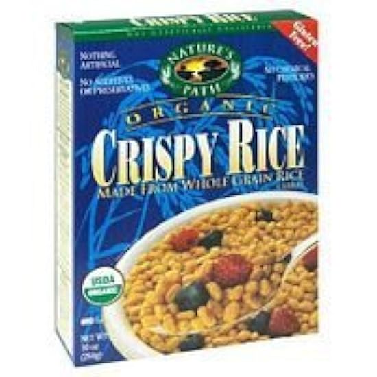 Natures Path Whole Grain Crispy Rice Cereal 10 Oz (Pack