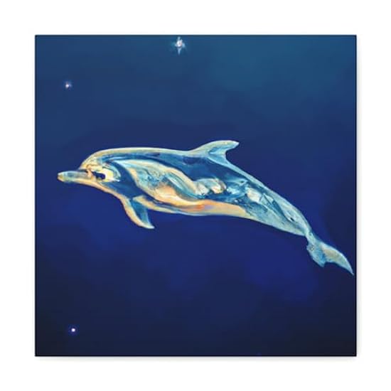 Dolphins in the Sky - Canvas 16″ x 16″ / Premium Gallery Wraps (1.25″) 634950586