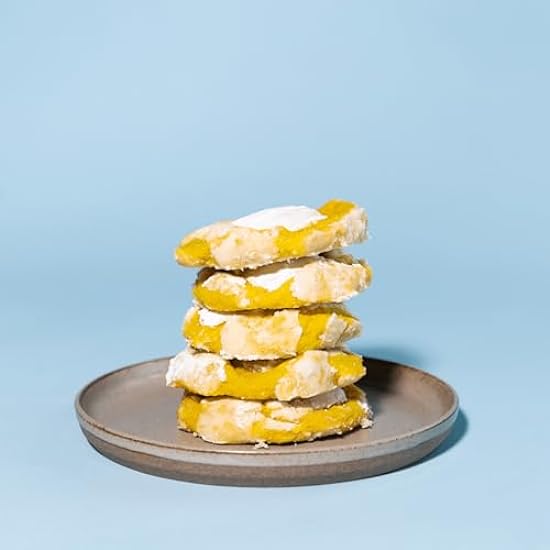 The Cravory: Lemon Bar Cookies - 12 cookies, 2.0 oz. each - Individually Wrapped - Gourmet - Baked Fresh - Dessert, Snack or Baked Goods 674134873