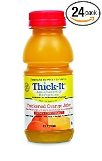 Thick It Aqua Care H20 Honey Orange Juice, 8 Fluid Ounc