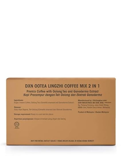 LIMITEDBONUSDEAL DXN Ootea Lingzhi Kaffee Mix 2 in 1 (5 Box) 230562327