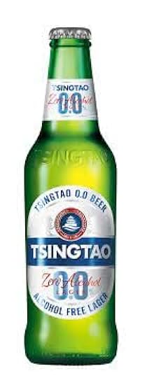 TSINGTAO Zero Alcohol 0.0% (Pack of 12 Bottles) (Half a