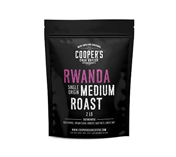 Rwanda Full Bodied Medium Roast Kaffee Beans, Single Or
