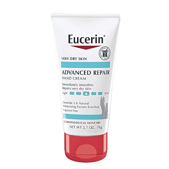 Eucerin Advanced Repair Hand Cream, 2.7 Ounces each (Va