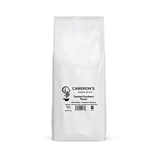 Cameron´s Kaffee Roasted Whole Bean, Flavored, Toasted Southern Pecan, 4 Pound (Pack of 1) 434551248