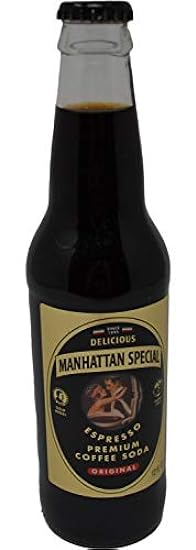 Manhattan Special - Original - Espresso Premium Kaffee Soda - 12 oz (24 Glass Bottles) 296858502