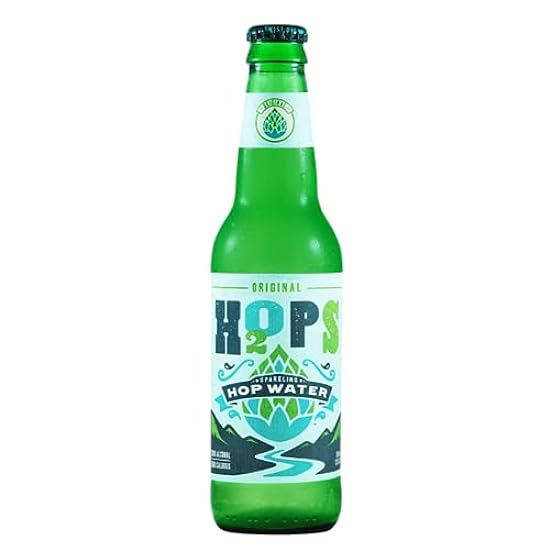 H2OPS Sparkling Hop Wasser - Original, Grapefruit 18PK- Variety Pack, 0 Alcohol, 0 Calorie, Craft Brewed, Premium Hops, Lightly Carbonated, Gluten Free, Unsweetened, NA Beer 110553084