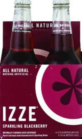 Izze Sparkling Juice Schwarzberry 4 pack 48.0 FO (Pack 