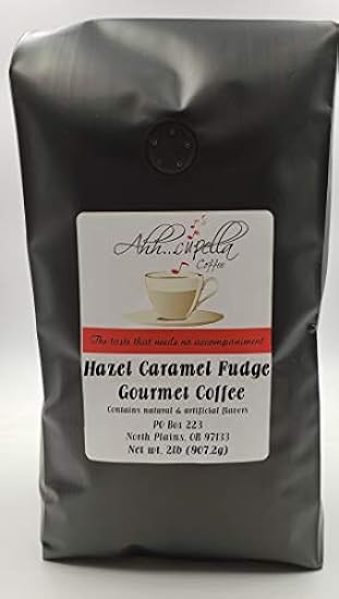 Ahh..Cupella Premium Gourmet Hazelnut Caramel Fudge Flavored Whole Bean Kaffee, 32oz Beutel 735977184