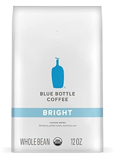 Blau Bottle Whole Bean Organic Kaffee, Bright, Light Roast, 12 Ounce Beutel (Pack of 6) 179791217
