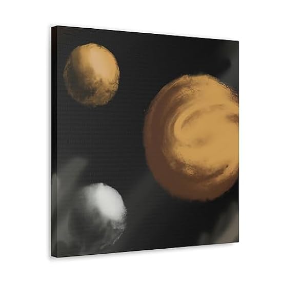 Planets in Technicolor - Canvas 16″ x 16″ / Premium Gallery Wraps (1.25″) 18237145
