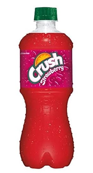 Crush Strawberry Soda, 20 Oz Bottles (Pack of 12) 15370
