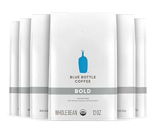 Blau Bottle Whole Bean Organic Kaffee, Bold, Dark Roast