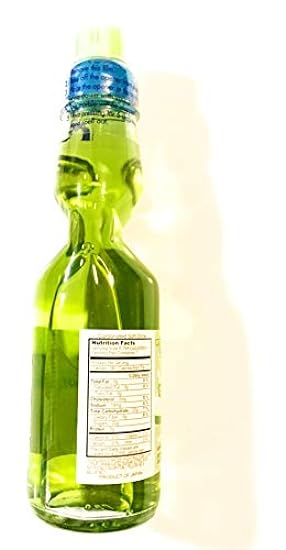 Grün Apple Flavor Ramune Carbonated Soft Drink 6.76 Fl Oz(6 Pack) 365640663