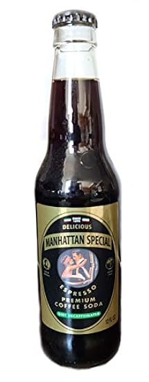 Manhattan Special - Diet Decaffeinated - Espresso Premium Kaffee Soda - 12 oz (24 Glass Bottles) 917373180