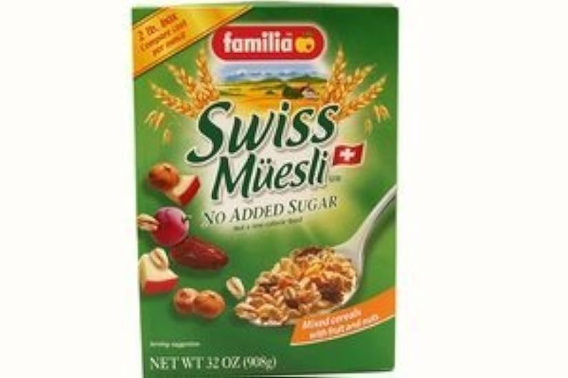 familia swiss muesli (no added sugar) - 32oz [3 units] (072762012140) by Familia 821130099