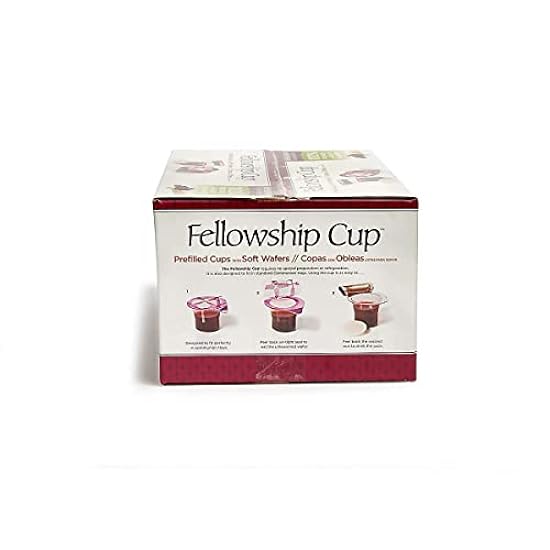 Broadman Church Supplies Pre-filled Communion Fellowship Cup, Juice and Wafer Set, 500 Count 540272859