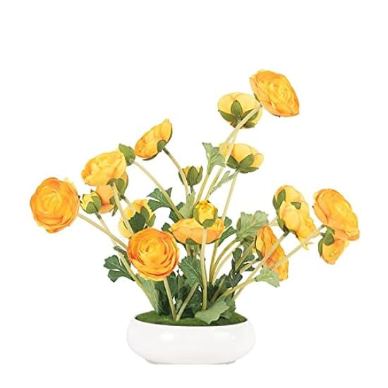 Artificial Bonsai Yellow Rose Bonsai Living Room Kaffee Table Table Decoration Floral Decoration Suitable for Living Room Study Room 374556603