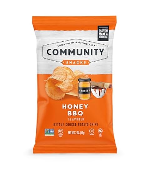 Community Snacks - 25 Count Honey BBQ Flavor Kettle Coo