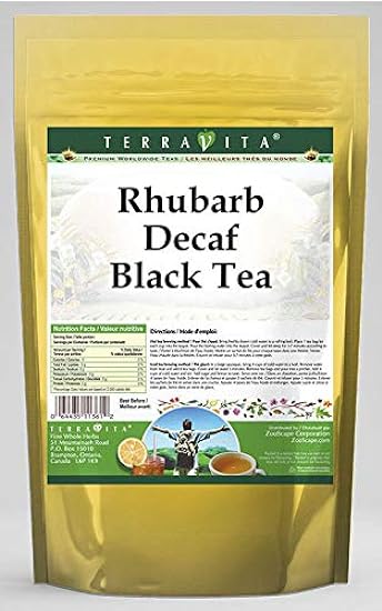 Rhubarb Decaf Schwarz Tee (50 Teebeutel, ZIN: 539481) -