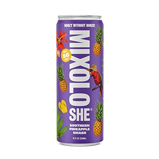 MIXOLOSHE Non-Alcoholic Southern Pineapple Smash Cockta