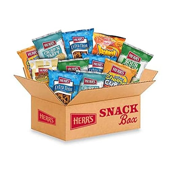 Herr’s Snacks Variety Pack, Potato Chips, Pretzels, Pop