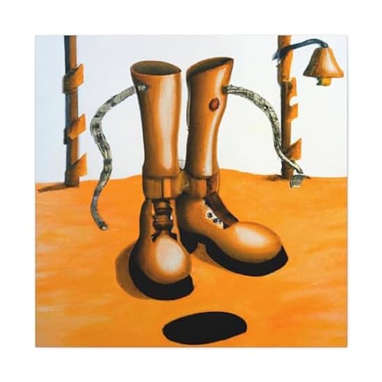 Boots on the Horizon - Canvas 36″ x 36″ / Premium Galle