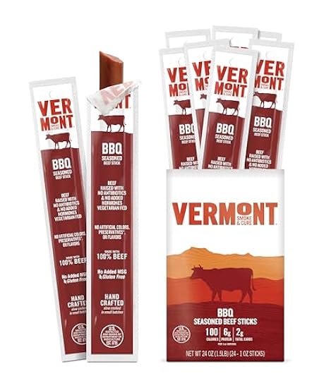 Snack Sticks by Vermont Smoke & Cure – BBQ Seasoned – B