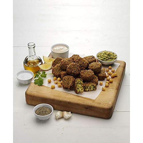 Grecian Delight Uncooked Puck Falafel Fritter, 4 Pound 