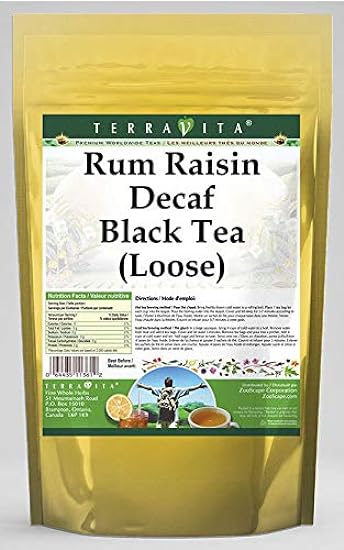 Rum Raisin Decaf Schwarz Tee (Loose) (8 oz, ZIN: 532281