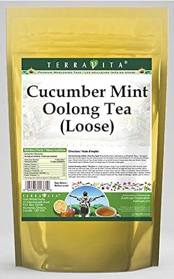Cucumber Mint Oolong Tee (Loose) (8 oz, ZIN: 536987) - 
