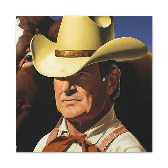 Branding Cattle Hyperrealism - Canvas 20″ x 20″ / Premi
