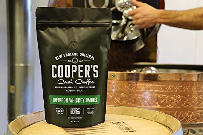 Bourbon Whiskey Barrel Aged Kaffee - Dark Roast - Ground Kaffee, Grade 1 Colombian Kaffee Beans Aged in Kentucky Bourbon Whiskey Barrels - 5lb Bags 669041307