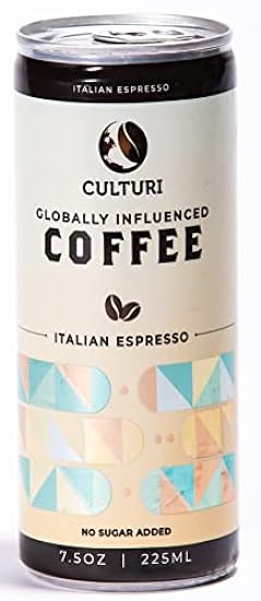 Culturi Organic Canned Espresso - All Natural Non-GMO C