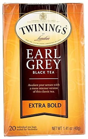 Twining Tee Tee Earl Grey Extr Bold, 20 Count (Pack Of 