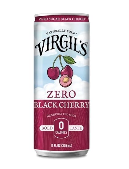 Virgil´s Zero Sugar Schwarz Cherry Soda 6-4pk Slim