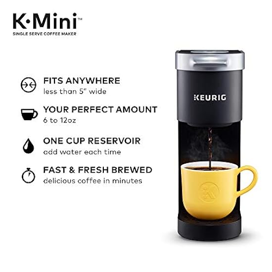Keurig K-Mini Single Serve Kaffee Maker with Twinings of London English Frühstück Tee K-Cup Pods, 24 Count 106956821