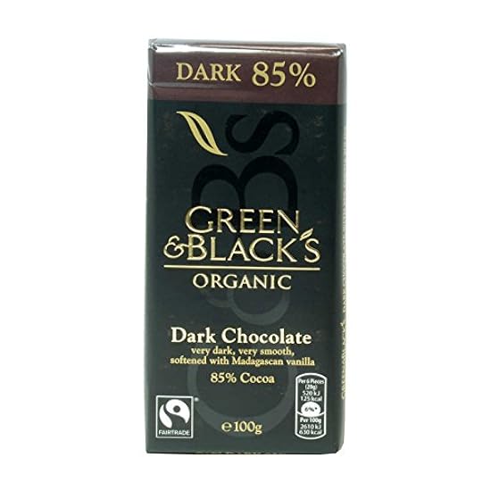 Grün & Schwarz´s Dark Schokolade 85% Cocoa 100g (P