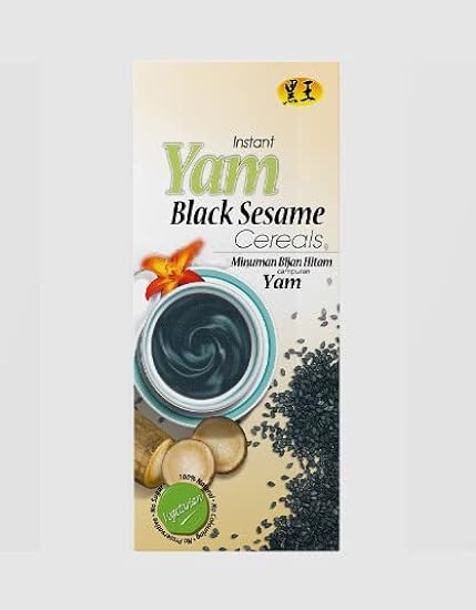 HEI HWANG Instant Yam Schwarz Sesame Cereal (30g X 15 S