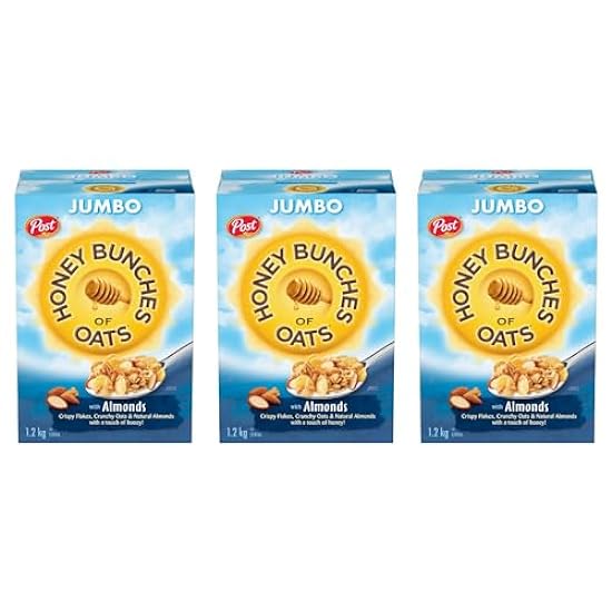 Post Jumbo Honey Bunches of Oats with Almonds, 1.2kg/42