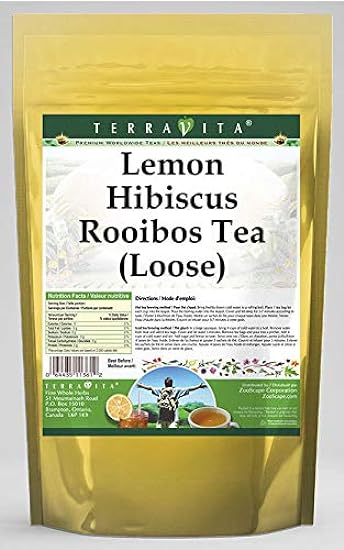 Lemon Hibiscus Rooibos Tee (Loose) (8 oz, ZIN: 543527) 