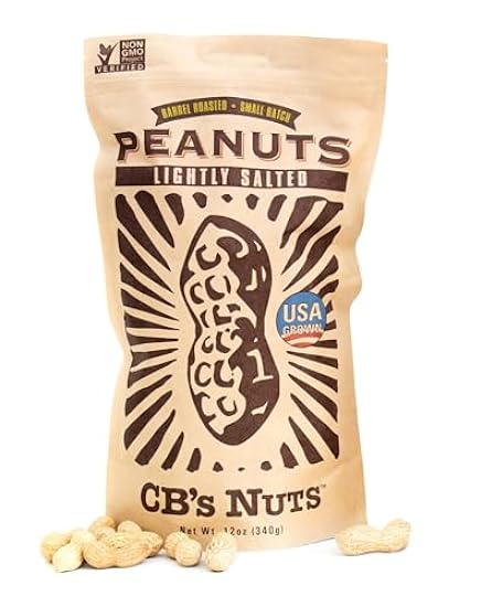 CB´s Nuts Lightly Salted in-shell Peanuts, USA Gro