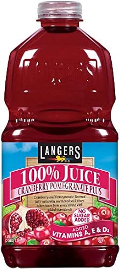 Langers 100% Juice, Cranberry Pomegranate Plus, 64 oz (